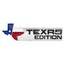 Imagem de Par Emblema Adesivo Texas Edition Cromado C/ Preto 5 cm x 16 cm