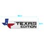 Imagem de Par Emblema Adesivo Texas Edition Cromado C/ Preto 5 cm x 16 cm