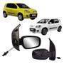 Imagem de Par Espelho Retrovisor Fiat Uno 4 Portas 2010 a 2014 Com Controle