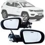 Imagem de Par Espelho Retrovisor Jeep Compass 2017 2018 2019 2020 Elétrico C/Seta Com ou Sem Capa Original Novo