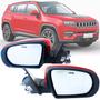 Imagem de Par Espelho Retrovisor Jeep Compass 2017 2018 2019 2020 Elétrico C/Seta Com ou Sem Capa Original Novo