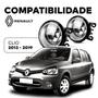 Imagem de Par Farol Auxiliar Milha Aro Prata Clio 2013 2014 2015 2016 2017 2018 2019