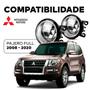 Imagem de Par Farol Auxiliar Milha Aro Prata Pajero Full 2008 09 10 11 12 13 14 2015 2016 2014 2018 2019 2020