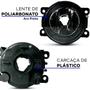 Imagem de Par Farol Auxiliar Milha Aro Preto Cronos 2017 2018 2019 2020 2021 2022 2023 2024