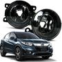 Imagem de Par Farol Auxiliar Milha Aro Preto Honda Hrv 2019 2020 2021