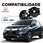 Imagem de Par Farol Auxiliar Milha Aro Preto Honda Hrv 2019 2020 2021