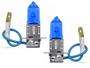 Imagem de Par Farol Auxiliar Redondo Longo Alcance Nino F11V 85MM Com Lampadas H3 Super Branca 55W