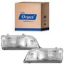 Imagem de Par Farol Chevrolet Ômega 92 a 98 Foco Simples Com Soquete e Pisca Cibie FG72 Orgus