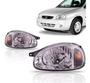 Imagem de Par Farol Corsa 2000 2001 2002 03 04 05 06 07 08 09 Cromado