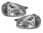 Imagem de Par farol corsa pick up 1994 a 2002 cromado vd lamp halogena