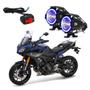 Imagem de Par Farol de Milha Angel Eye U7 Azul para Moto MT 09 Tracker 2015 2016 2017 2018 2019