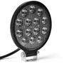 Imagem de Par farol de milha led trator 12/24v 14 leds 6000k 42w