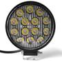 Imagem de Par farol de milha led trator 12/24v 14 leds 6000k 42w