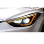 Imagem de Par Farol Dianteiro Hyundai Elantra 5ª Geração 2011 2012 2013 2014 2015 2016 Drl Bixenon