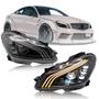 Imagem de Par Farol Dianteiro Mercedes Classe C W204 Estilo Maybach 2011 2012 2013 2014 Full Led