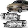 Imagem de Par Farol Fiat Palio 2001 02 03 04 05 06 2007 G2 CROMADO