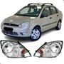 Imagem de Par Farol Fiesta 2003 2004 2005 2006 2007 Hatch Sedan