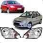 Imagem de Par Farol Fiesta 2003 2004 2005 2006 2007 Hatch Sedan