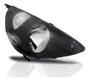 Imagem de Par farol fit 2003 2004 2005 2006 2007 mascara negra