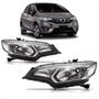 Imagem de Par Farol Fit 2014 A 2021 Eletrico Com Motor Sem Led
