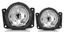Imagem de Par Farol Milha Palio G2 2001 2002 2003 2004 2005 2006 2007 Com Ferradura + Lâmpada