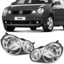 Imagem de Par Farol Volkswagen Polo 2002 a 2006 Foco Duplo Com Pisca FW358 Orgus