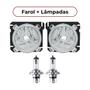 Imagem de Par Farol VW Constellation 19.320 Kit Par Lampadas H4 24V 2006 2007 2008 2009/ 2019 2020 2021 2022