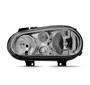 Imagem de Par farol vw golf 1999 00 01 02 03 04 05 2006 cromado c/ aux