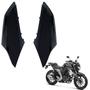 Imagem de Par Guia Ar Aba Tanque Superior Fazer 250 Fz25 Preta 2018 2019 2020 2021 2022 2023 2024 2025