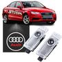 Imagem de Par Iluminação Porta Led Cortesia Audi A3 Lâmpada Projetor tfsi 1.8 1.4 logomarca chão Ambition Attraction Ambiente Sport Prestige Dianteira Traseira