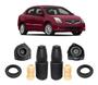 Imagem de Par Kit Batente Coxim Dianteiro Nissan Sentra 2010 2011 2012