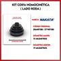 Imagem de Par Kit Coifa Borracha Graxa Abraçadeira Homocinética Nakata Lado Roda Volkswagen Gol G5 2008 2009 2010 2011 2012 2013