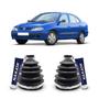 Imagem de Par Kit Coifa Borracha Graxa Homocinética Nakata Lado Roda Renault Megane Sedan 1998 1999 2000 2001 2002 2003 2004 2005