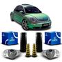 Imagem de Par Kit Coxim Batente Batedor Traseiro Volkswagen New Beetle 1999 2000 2001 2002 2003 2004 2005 2006 2007 2008 2009 2010