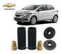 Imagem de Par Kit Coxim Batente Coifa Dianteiro Chevrolet Onix 2013 2014 2015