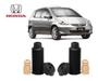 Imagem de Par Kit Coxim Batente Coifa Dianteiro Honda Fit 2005 2006 2007 2008