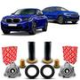 Imagem de Par Kit Coxim Suporte Batente Coifa Rolamento Amortecedor Dianteiro BMW X4 G02 2018 2019 2020 2021 2022 2023 2024