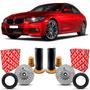 Imagem de Par Kit Coxim Suporte Rolamento Original Febi Bilstein Batente Coifa Amortecedor Dianteiro BMW 316i F30 2013 2014 2015