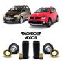 Imagem de Par Kit Suporte Rolamento Batente Coifa Dianteiro Volkswagen Crossfox 2005 2006 2007 2008 2009 2010 2011 2012 2013 2014