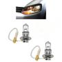 Imagem de Par lampada automotiva halogena farol encaixe h3 12v 55w 