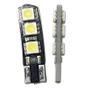 Imagem de Par Lâmpada de LED T10 Canbus 12v 6 Leds SMD5050 MX2147BR Luz Super Branca