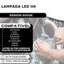 Imagem de Par Lampada De Led Xenon H4 Moto Automotivo 8000k Cavalinho Para Celta Corsa Gol Onix Uno Creta Up