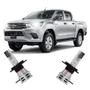 Imagem de Par Lâmpada Led Farol Hilux SR SRV 2016/2018 6500K Haloway