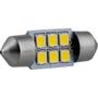 Imagem de Par LÂMpada Led Torpedo 6l 42mm 12v Branco