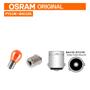 Imagem de Par Lampada Osram 12V Seta Pisca Dianteira Traseira BAU15s PY21W Original Line 7507 21W