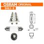 Imagem de Par Lampada Osram Torpedo 36mm Luz Leitura Interior Placa Posição 10W 12V SV8.5-8 6461