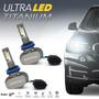 Imagem de Par Lâmpadas H11 Farol Milha BMW X3 Ultra Led Titanium 10000 Lumens Forte Branco Efeito Xenon 2010 2011 2012 2013 2014 2015