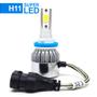 Imagem de Par Lâmpadas H11 Farol Milha BMW X6 2016 2017 2018 2019 2020 Super Led C6 6000k 7200 Lumens Branco Frio Efeito Xenon