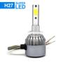 Imagem de Par Lâmpadas H27 Farol Milha Hyundai Santa Fé 2006 2007 2008 2009 Super Led C6 6000k 7200 Lumens Branco Frio Efeito Xenon