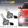 Imagem de Par Lâmpadas H27 Farol Milha Hyundai Santa Fé 2006 2007 2008 2009 Ultra Led Titanium 10000 Lumens Forte Branco Efeito Xenon